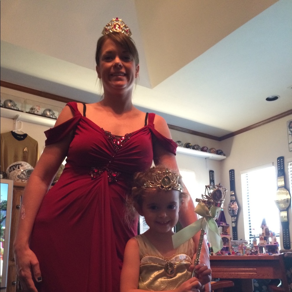 Only worn once formal long evening gown